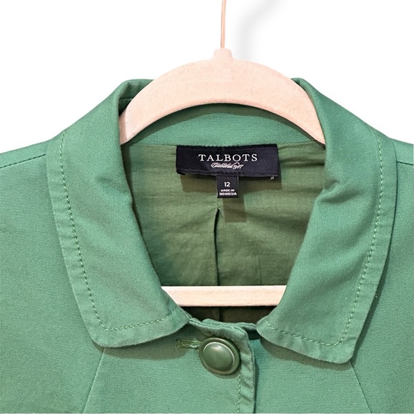 Talbots Mint Green Jacket. Size 12 - Picture 3 of 9